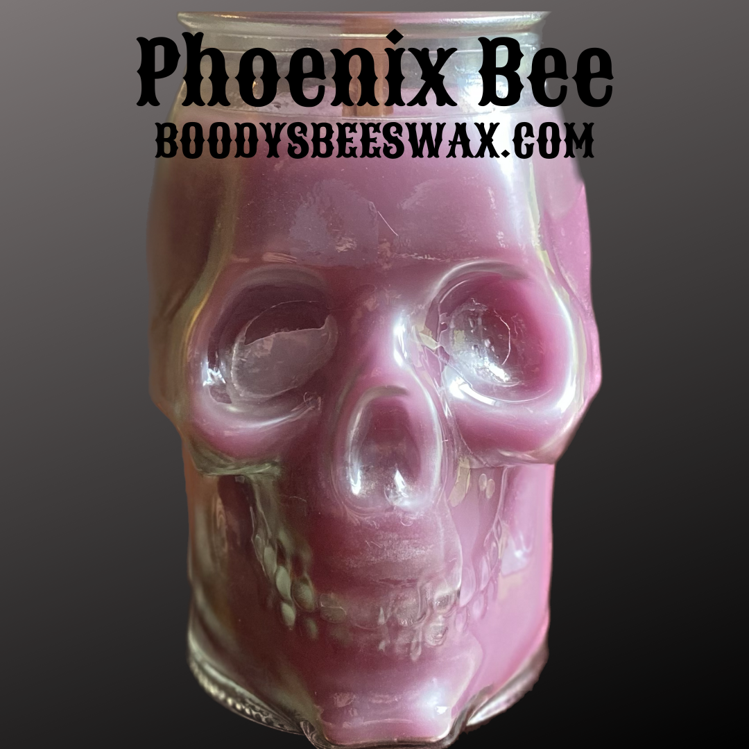 Phoenix Bee - 12 Oz Net Wt Beeswax Candle