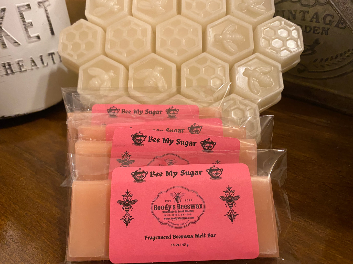 Boody Meltin' Bars - Bee My Sugar 1.5 Oz Wax Melt Bar