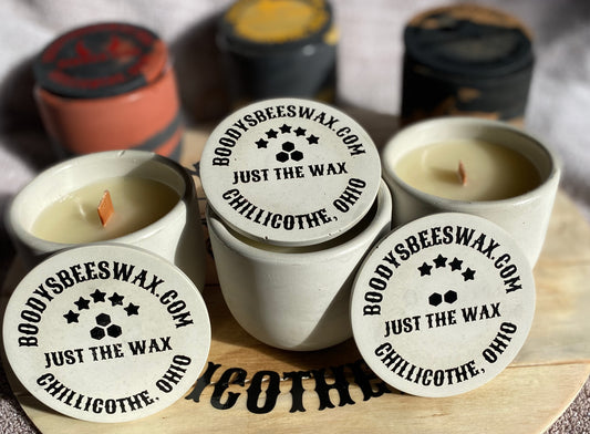 Just The Wax 6.5 Oz Hand Poured Beeswax Candle